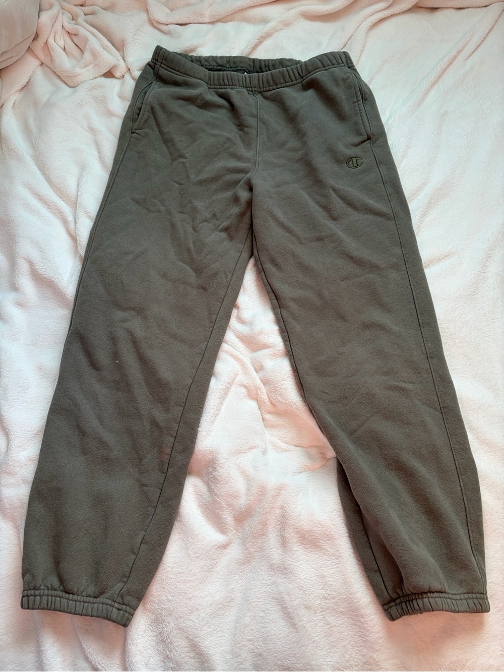 Champion Olive Green Reverse Weave Jogger Pants